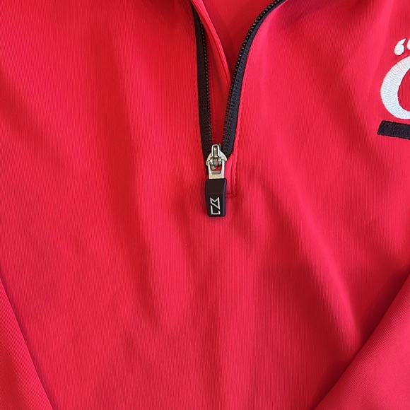 NWT Cincinnati Bearcats Red Cutter and Buck Traverse Colorblock 1/4 zip … - Picture 7 of 11
